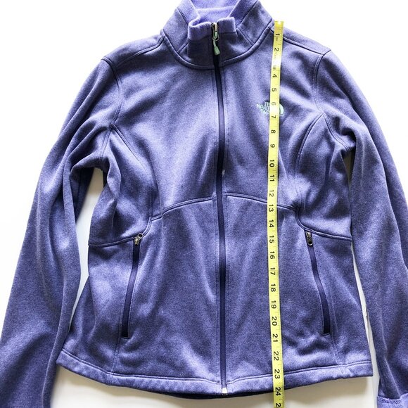 THE NORTH FACE Agave Violet-Blue Softshell Fleece Lined Jacket Womens Large - Picture 10 of 11